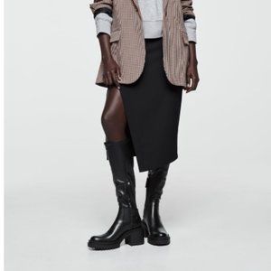 Zara - FITTED HEELED KNEE HIGH BOOTS